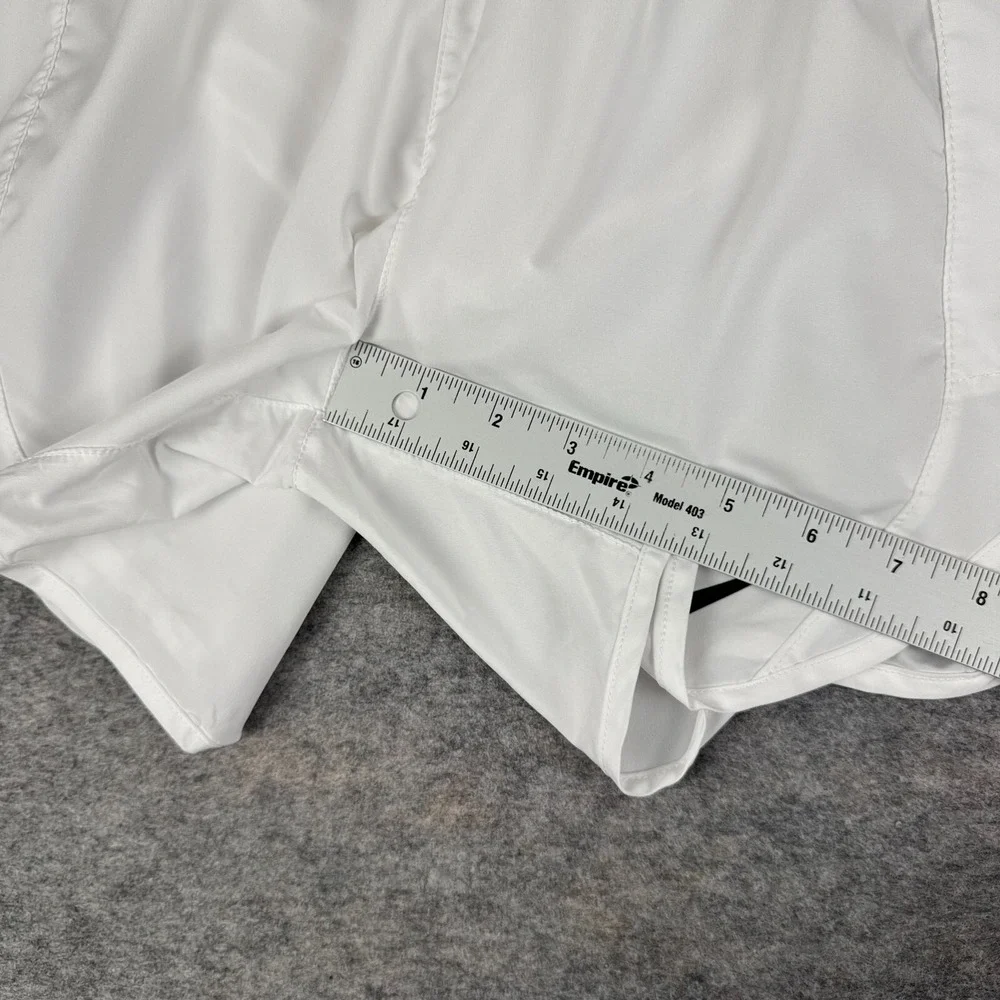 Nike Dri Fit Vanderbilt Commodores Team Shorts Running Lined White Womens XS‎
